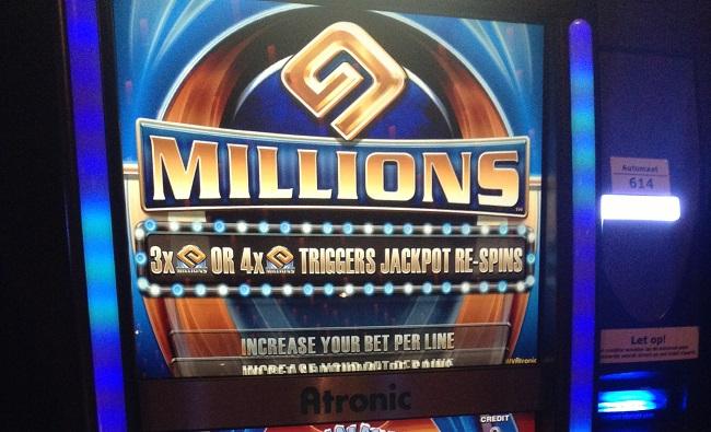 €2.616.967,41 gewonnen op Mega Millions-speelautomaten  in Holland Casino Zandvoort
